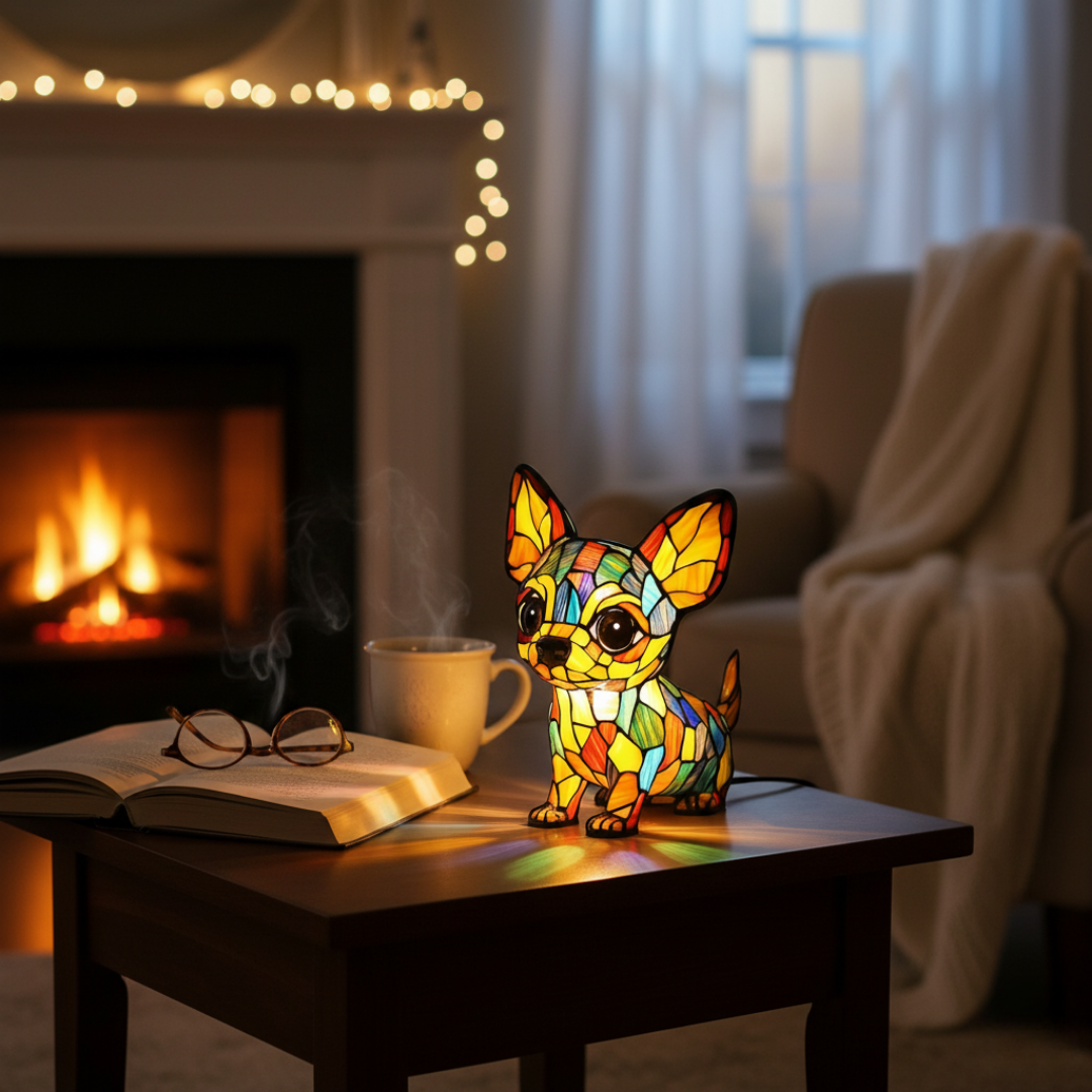 Charmant pendentif en forme de chihuahua